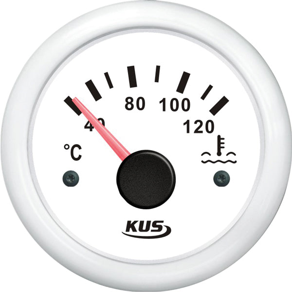 KUS temperaturmåler til kølevand hvid
