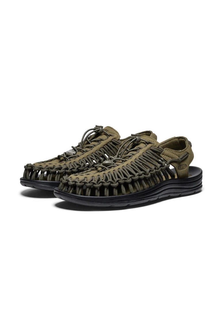 Keen M Uneek Dark Olive Black Sandal