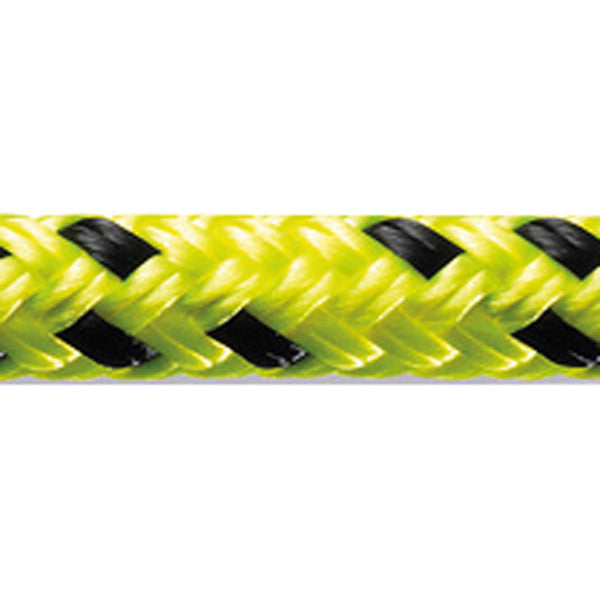 Robline Orion 500 Trimline, 4 mm Neongul/sort - 1 mtr