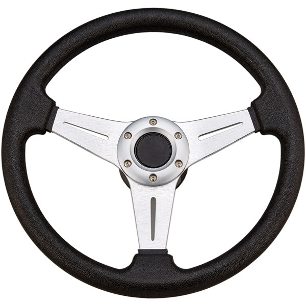 Sportsrat sort med alu, Ø 338mm