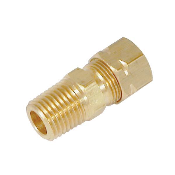 Ultraflex Ligefittings 1/4" gevind - 3/8" slange
