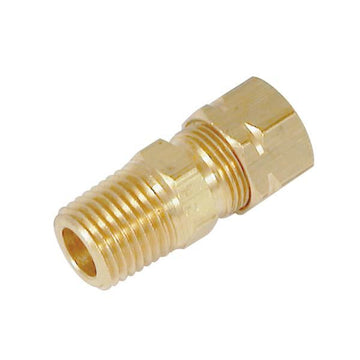 Ultraflex Ligefittings 1/4" gevind - 3/8" slange