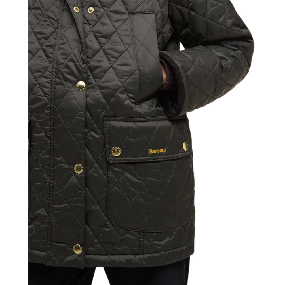 Barbour Modern Beadnell Quilted Jacket Sage