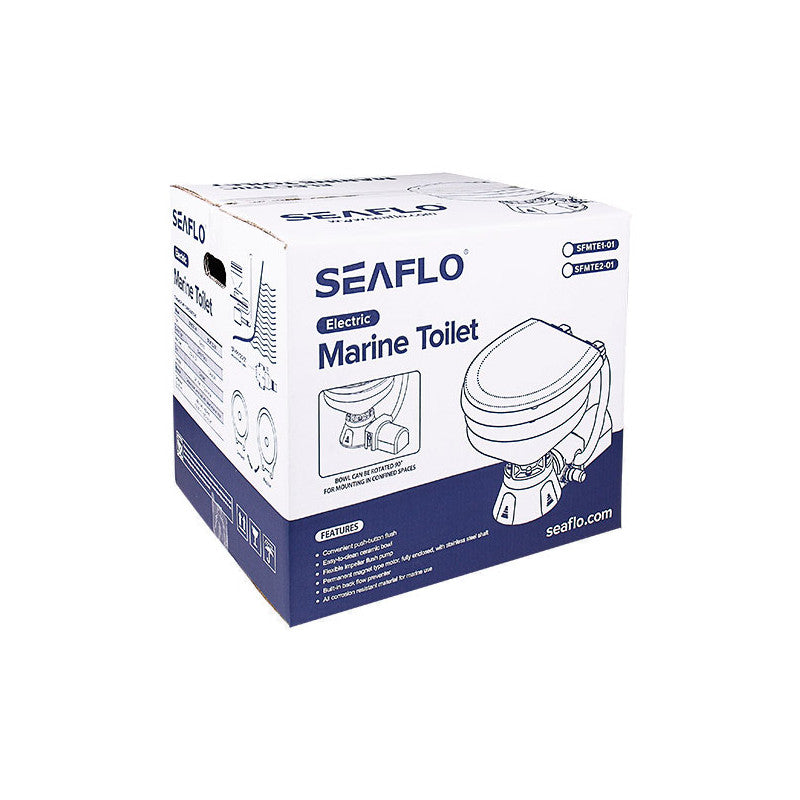 Seaflo Elektrisk 12V bådtoilet compact