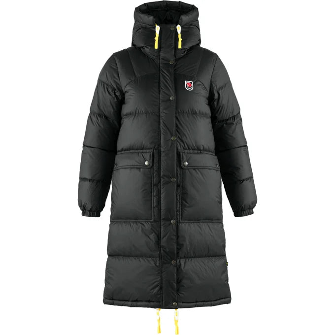 Fjäll Räven W Expedition Long Down Parker Jakke Sort