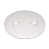 Inspektionsluge med gevindlukning og o-ring, hvid