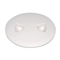 Inspektionsluge med gevindlukning og o-ring, hvid