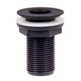 Trudesign skroggennemføring undersænket komposit, sort