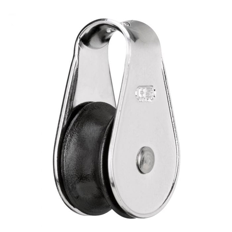 Blok rustfri 1-sk. m/fiberskive