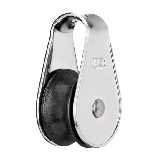 Blok rustfri 1-sk. m/fiberskive