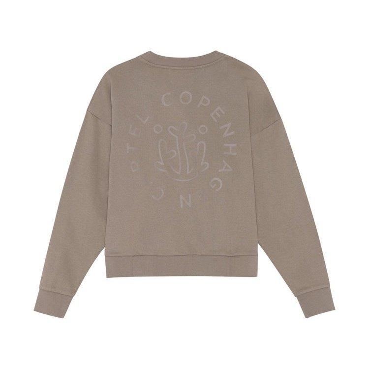 Copenhagen Cartel W Ocean Weed Sweat Taupe