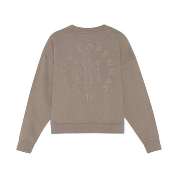 Copenhagen Cartel W Ocean Weed Sweat Taupe