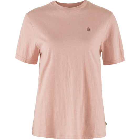 Fjällräven W Hemp Blend T-Shirt Chalk Rose