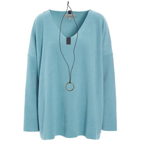 Henriette Steffensen W Sweater Med V-Hals Salvie