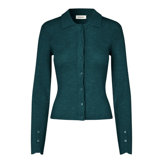 Modström W HirokiMD Cardigan Bottle Green