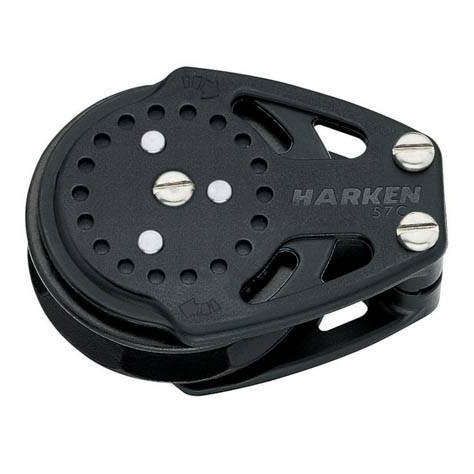 Harken Carbo Ratchamatic blok enkelt, skildpadde – 57 mm | Harken Carbo Ratchamatic blok enkelt, skildpadde – 75 mm