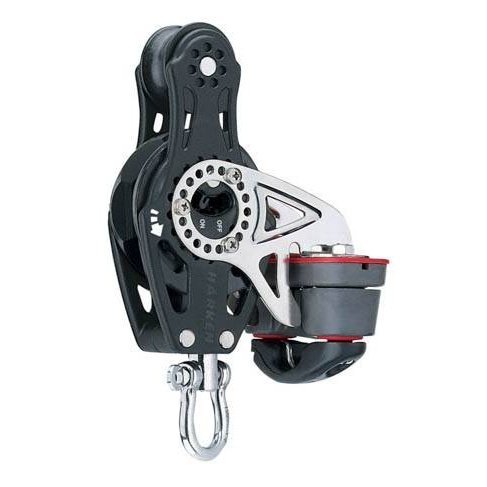 Harken Carbo Ratchet Blok 57 mm enkelt, violin, Cam-matic til 10 mm line | Harken Carbo Ratchet Blok 75 mm enkelt, violin, Cam-Matic