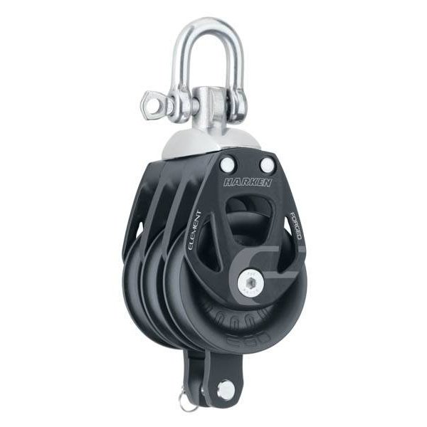 Harken Element tripelblok med svirvel og hunsvot – 45 mm | Harken Element tripelblok med svirvel og hunsvot – 60 mm
