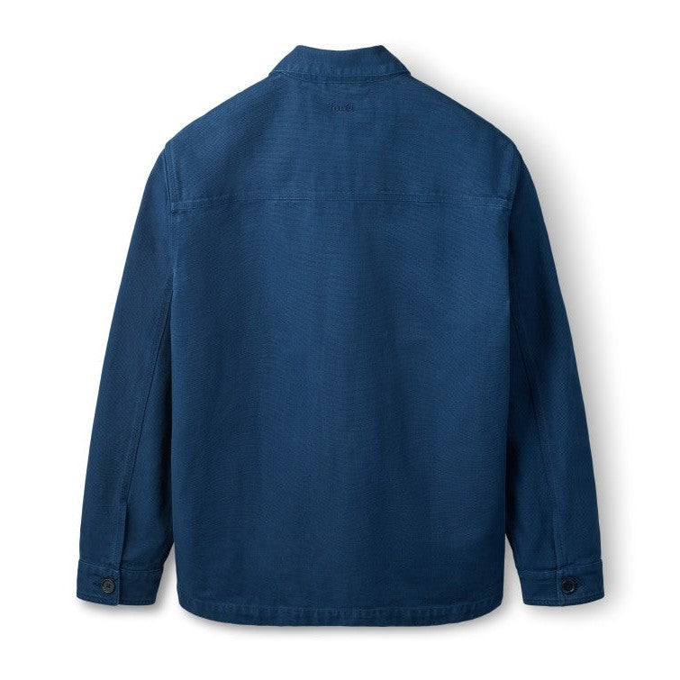 Forét Berry Canvas Overshirt Navy