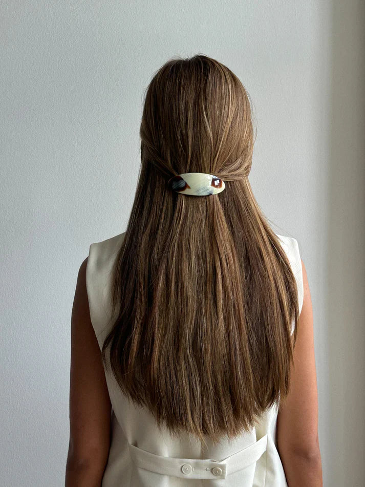 Pico Mie Hair Barette Dark Tortoise