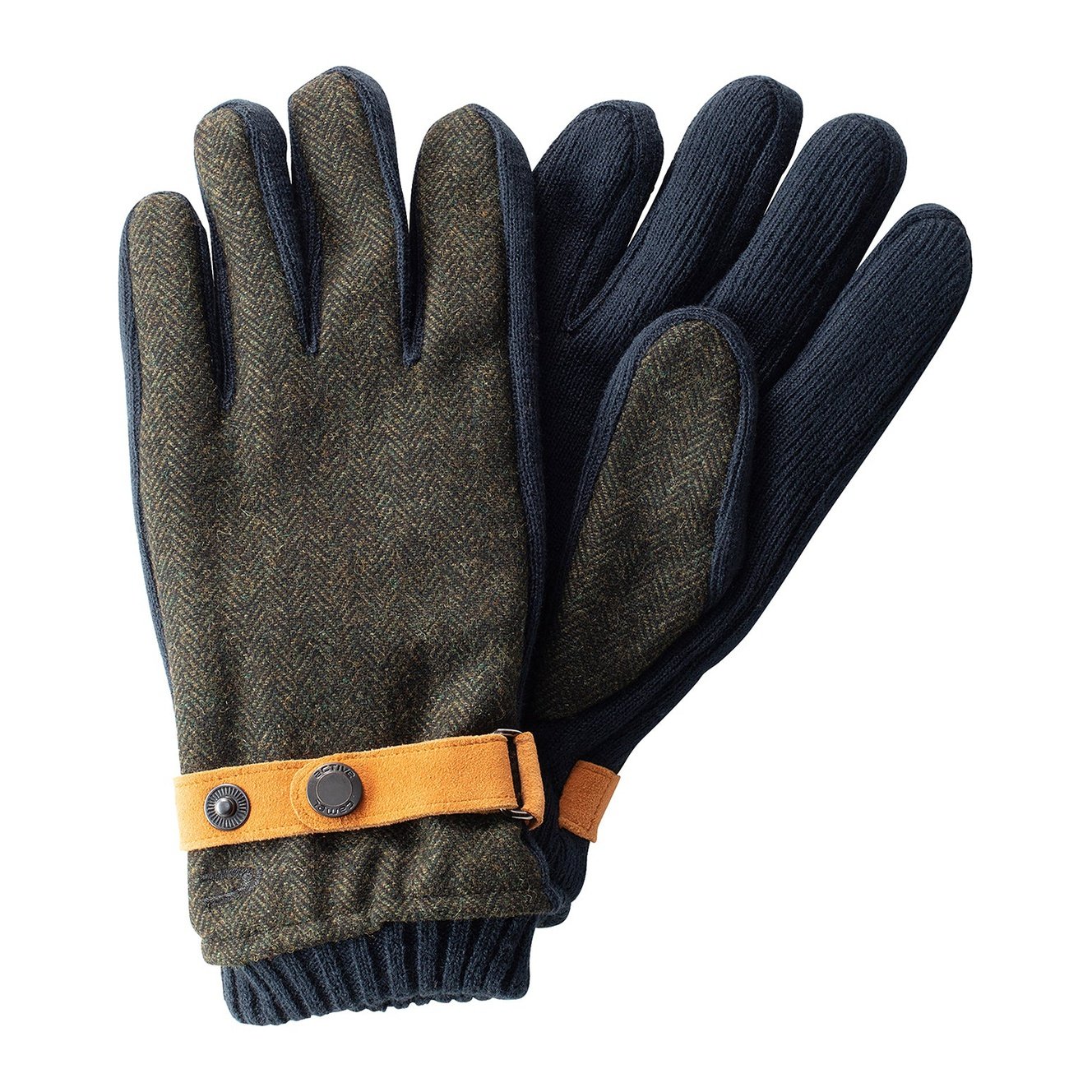 Camel Active M Gloves with Strap Black Brown