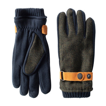 Camel Active M Gloves with Strap Black Brown