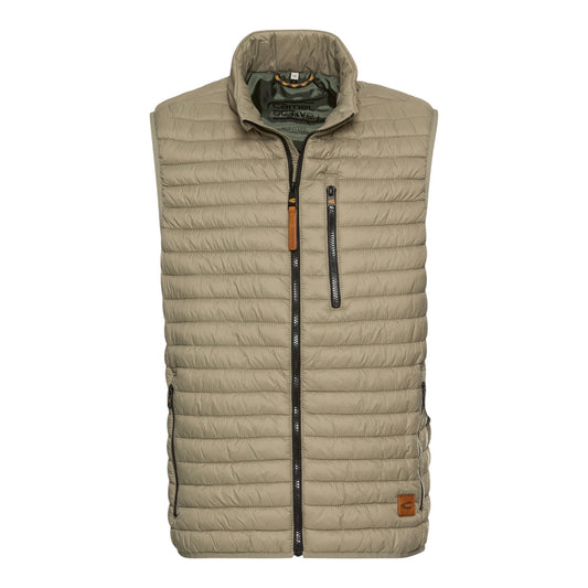 Camel Active M Vest Quilted Khaki