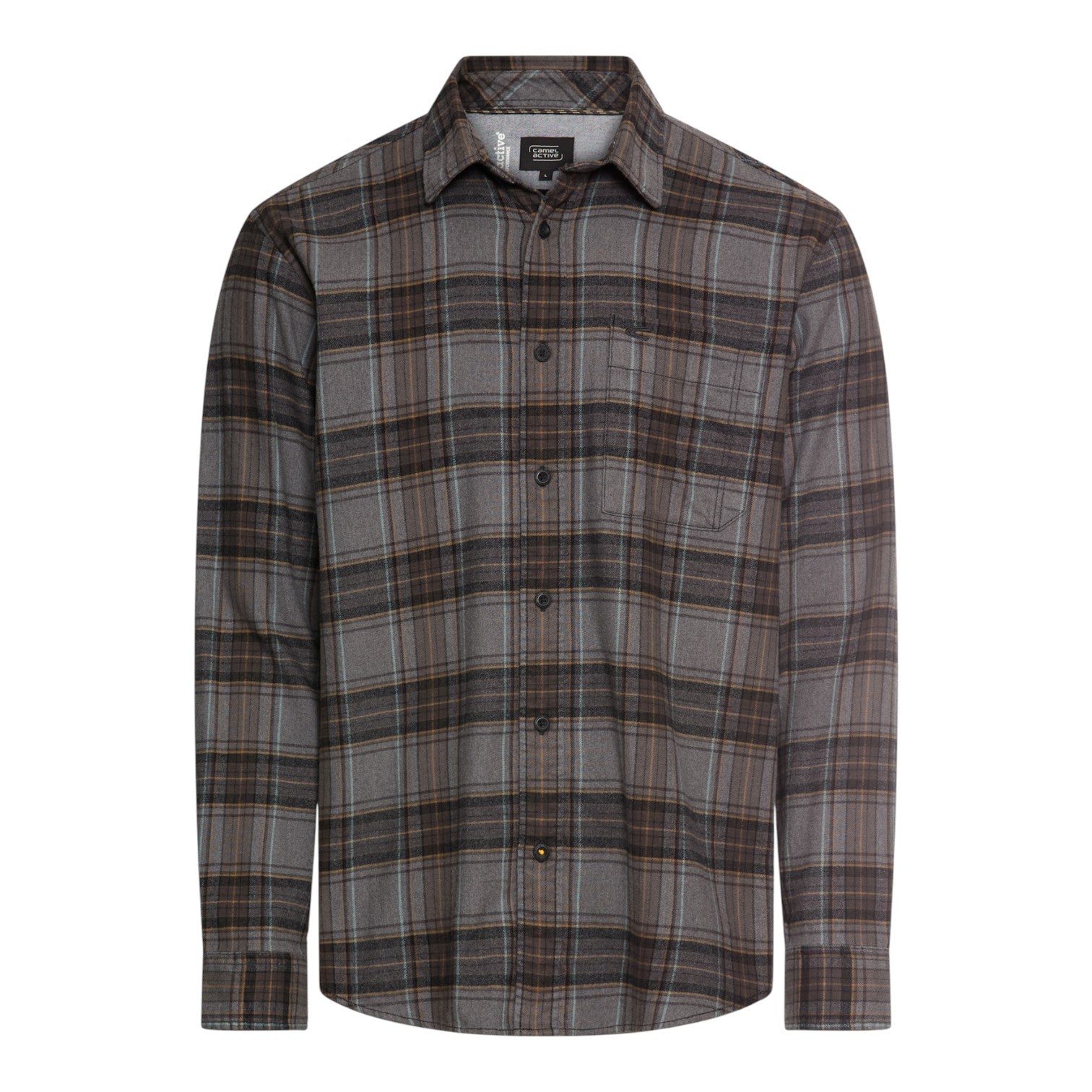 Camel Active M Longsleeve Shirt Dark Brown