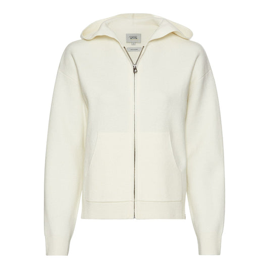 Camel Active W Cardigan m Hætte Bone White