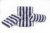 Kapokpuder, stribet/navy