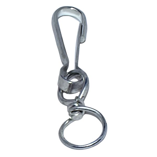Karabinhage forniklet m/svirvel "734A"