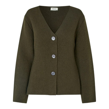Modström W KlaytonMD Cardigan Dark Coffee