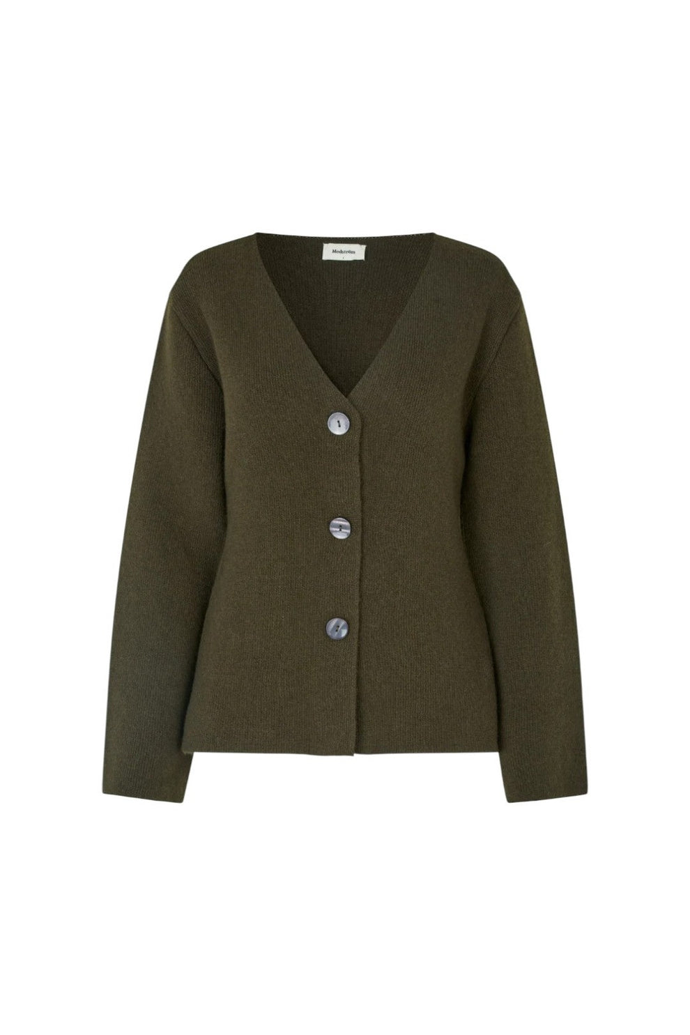 Modström W KlaytonMD Cardigan Dark Coffee