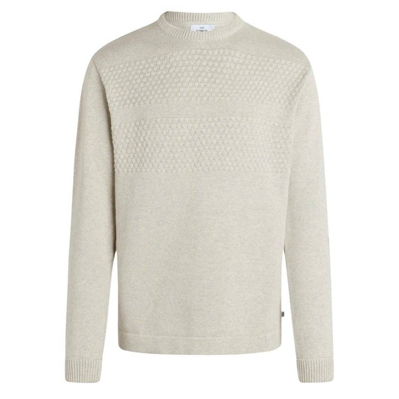 Klitmøller M Herbert Knit Striktrøje Cream Melange