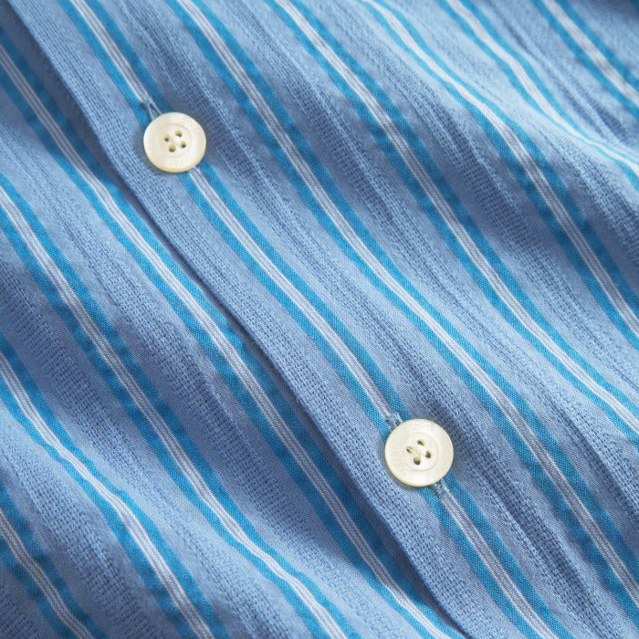 Forét Peer Ss Shirt Blue