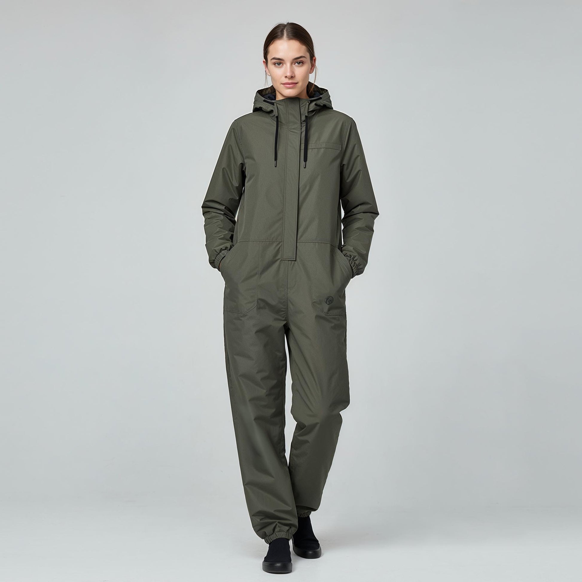 Kopenhaken Ava Jumpsuite Castor Gray Front