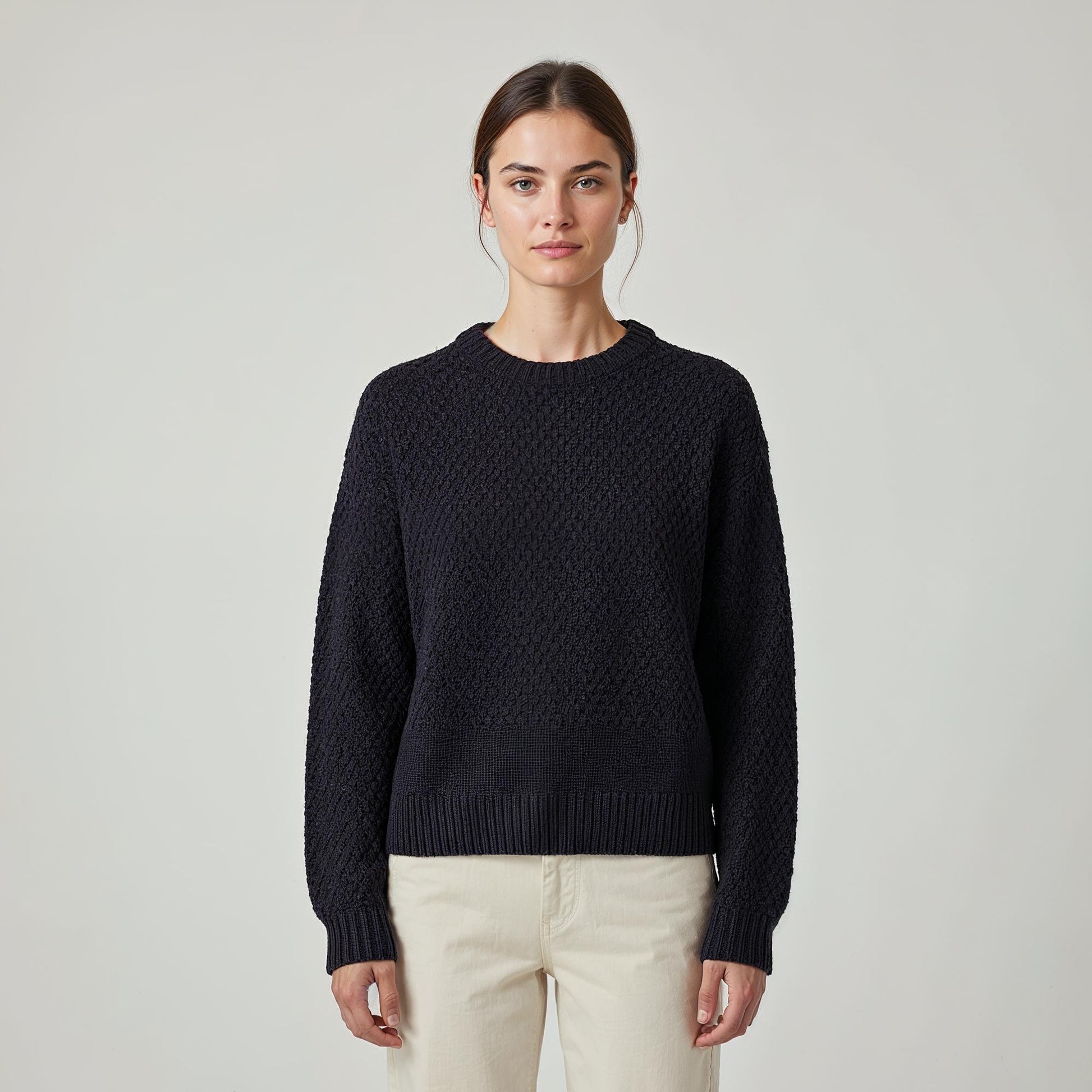 Kopenhaken Elina O Neck Total Eclipse Front