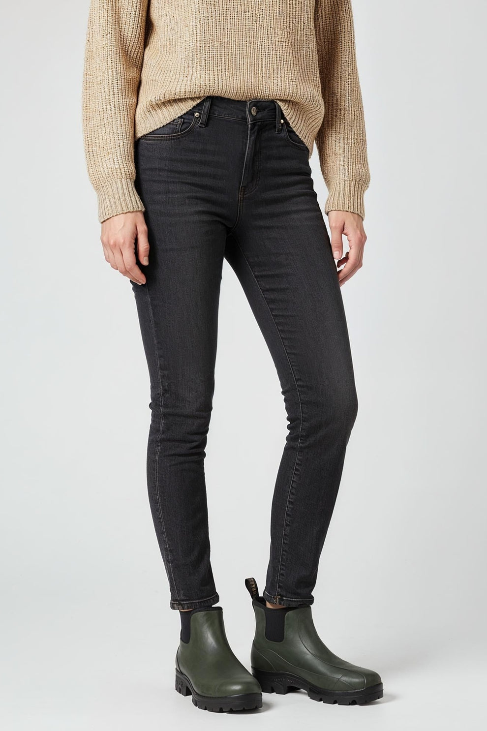 Kopenhaken Hornbæk Lady Neoprene Rubber Boot Hawer Green Front