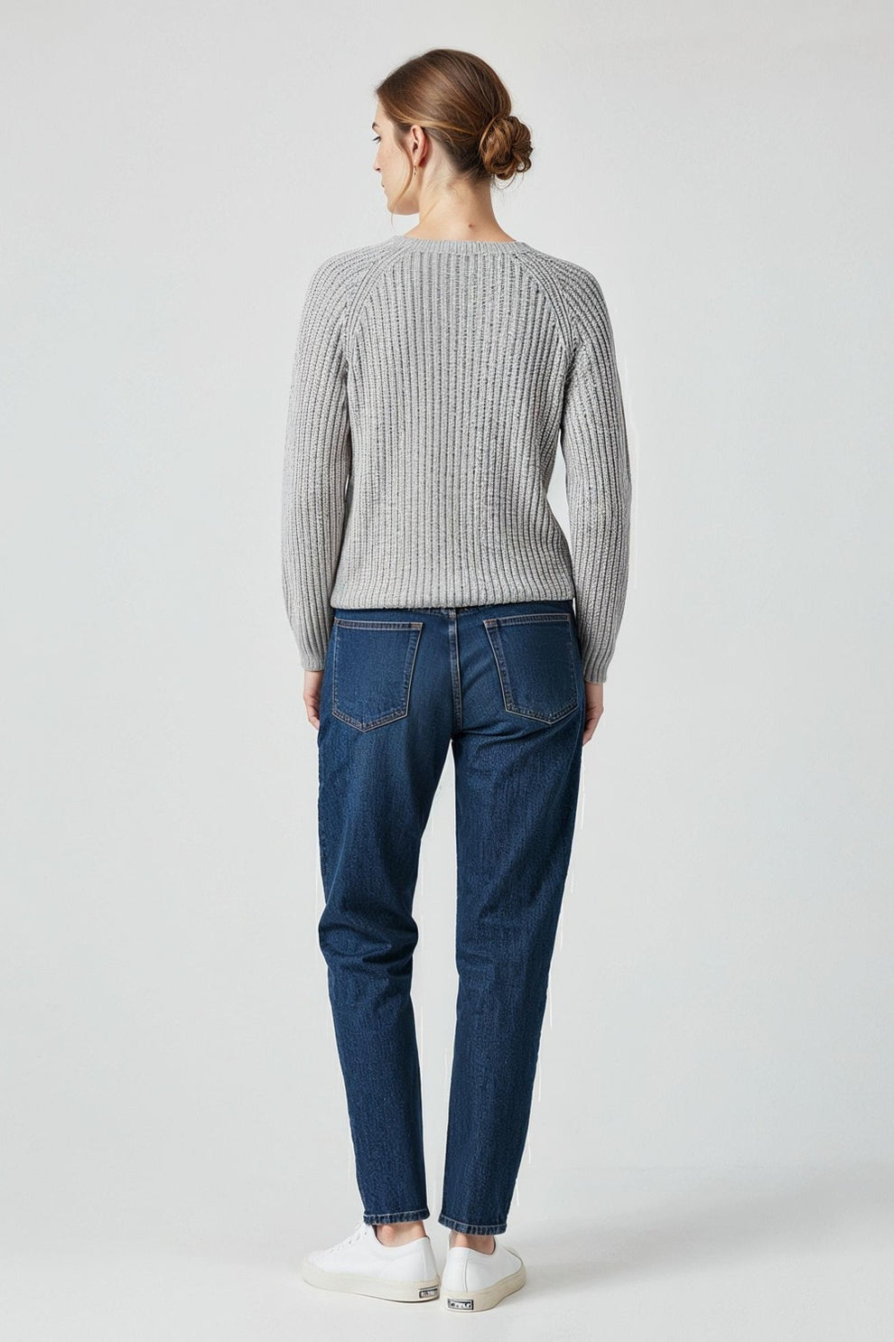 Kopenhaken Joelle Ladies Knit Light Grey Melange Dame strik