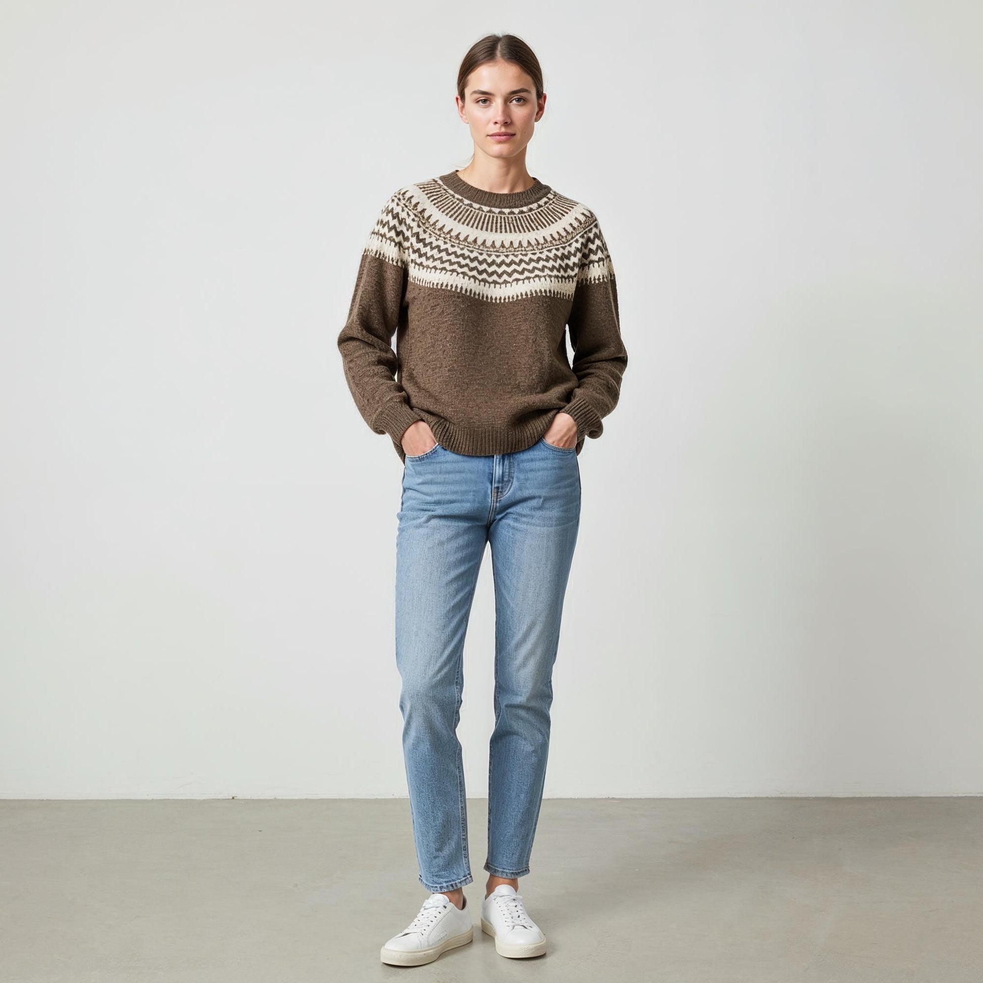 Kopenhaken Kairo Knit Chocolate Brown Front