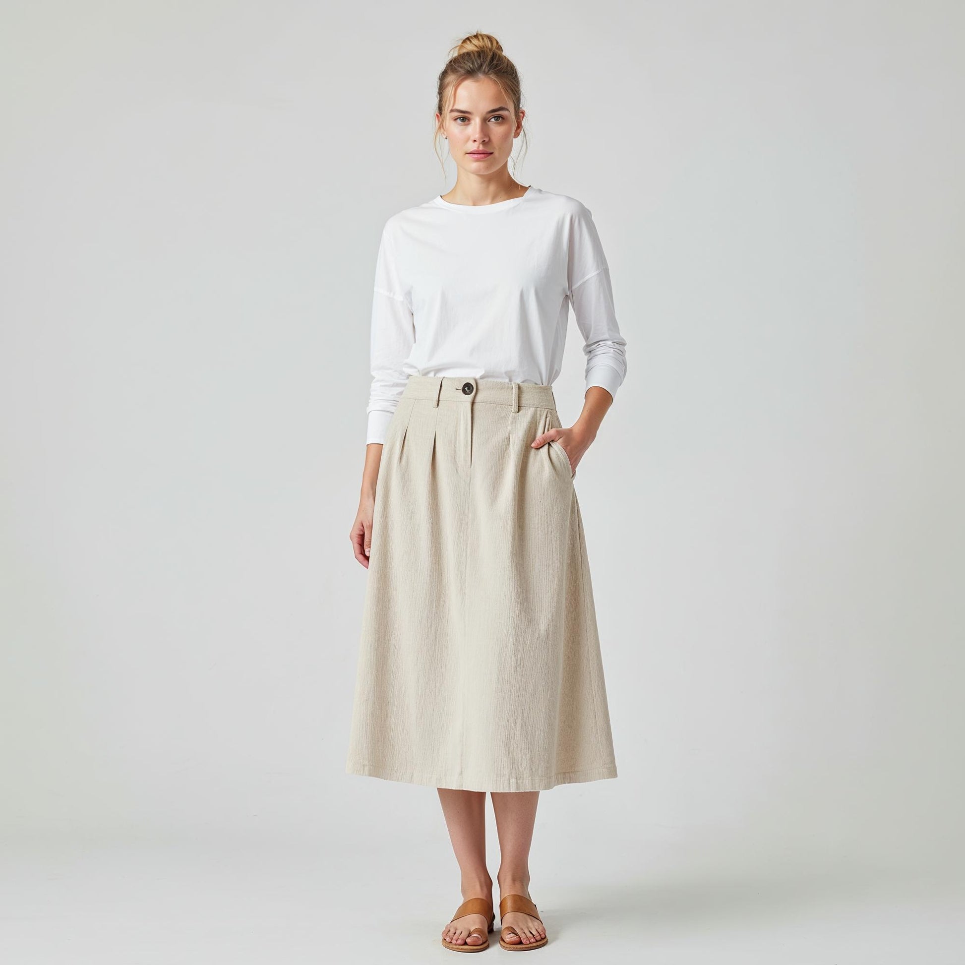 Kopenhaken Kyoto Skirt Pure Cashmere Front