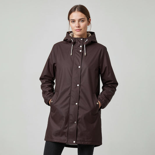 Kopenhaken Støvregn Regnjakke Winter Raisin