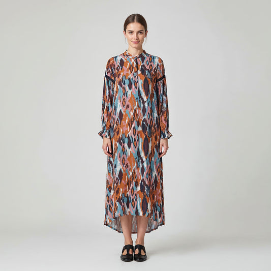 Kopenhaken W Edit Dame Viskose Kjole Earth Brown