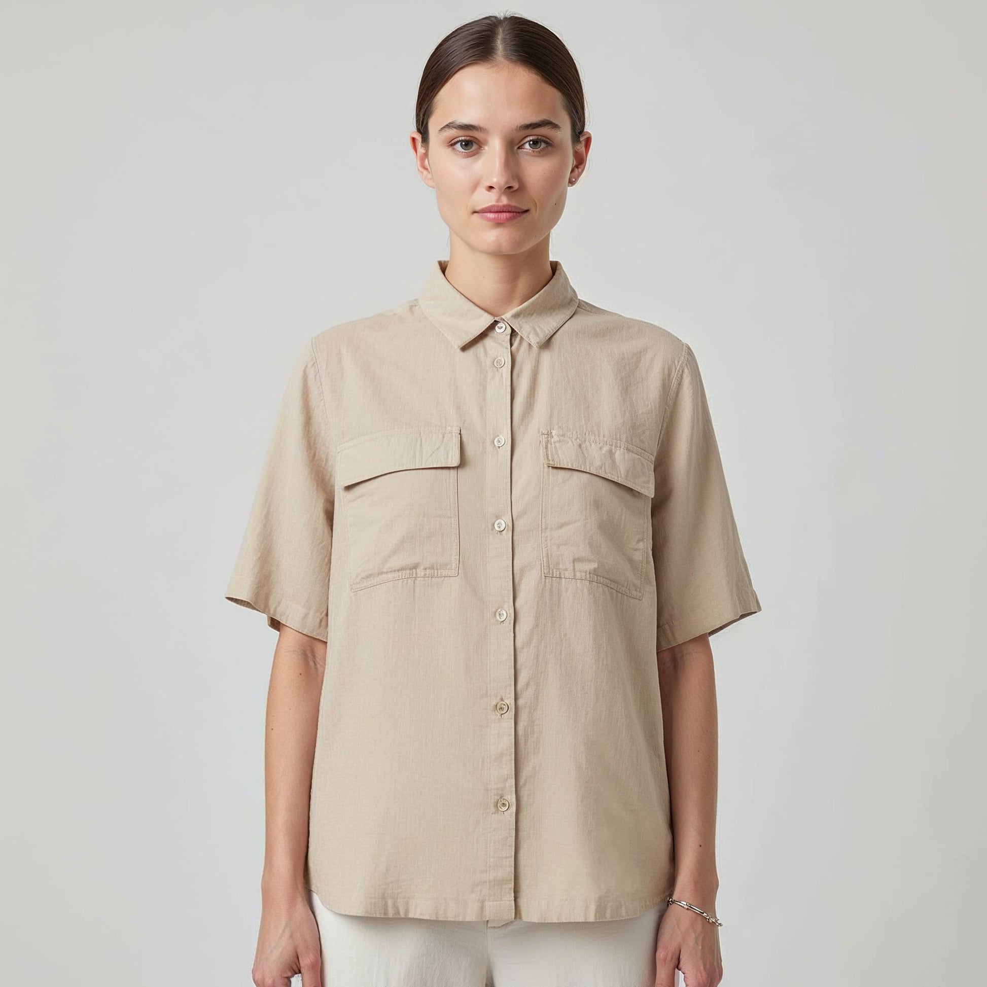 Kopenhaken W Mumbai Shirt Oat Front