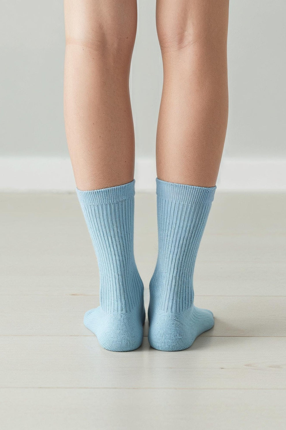 Kopenhaken W Rib Socks Light Blue Back