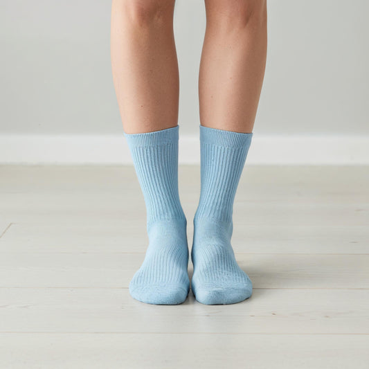 Kopenhaken W Rib Socks Light Blue