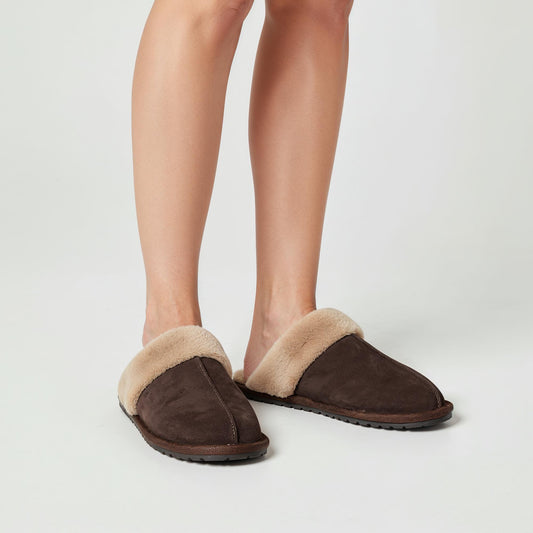 Kopenhaken W Sif Slippers Suede Desert Taupe