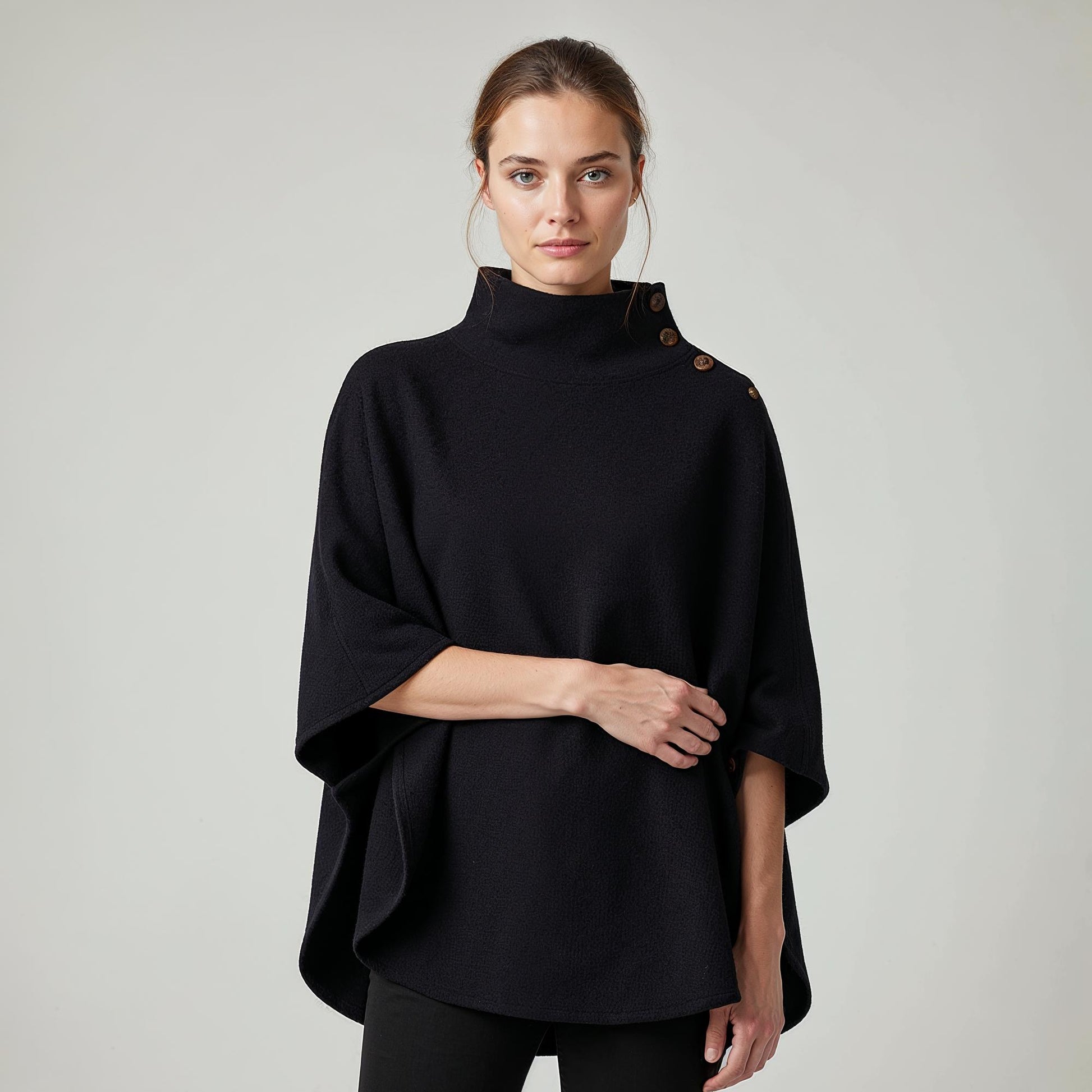 Kopenhaken W Skye Poncho New Navy Front