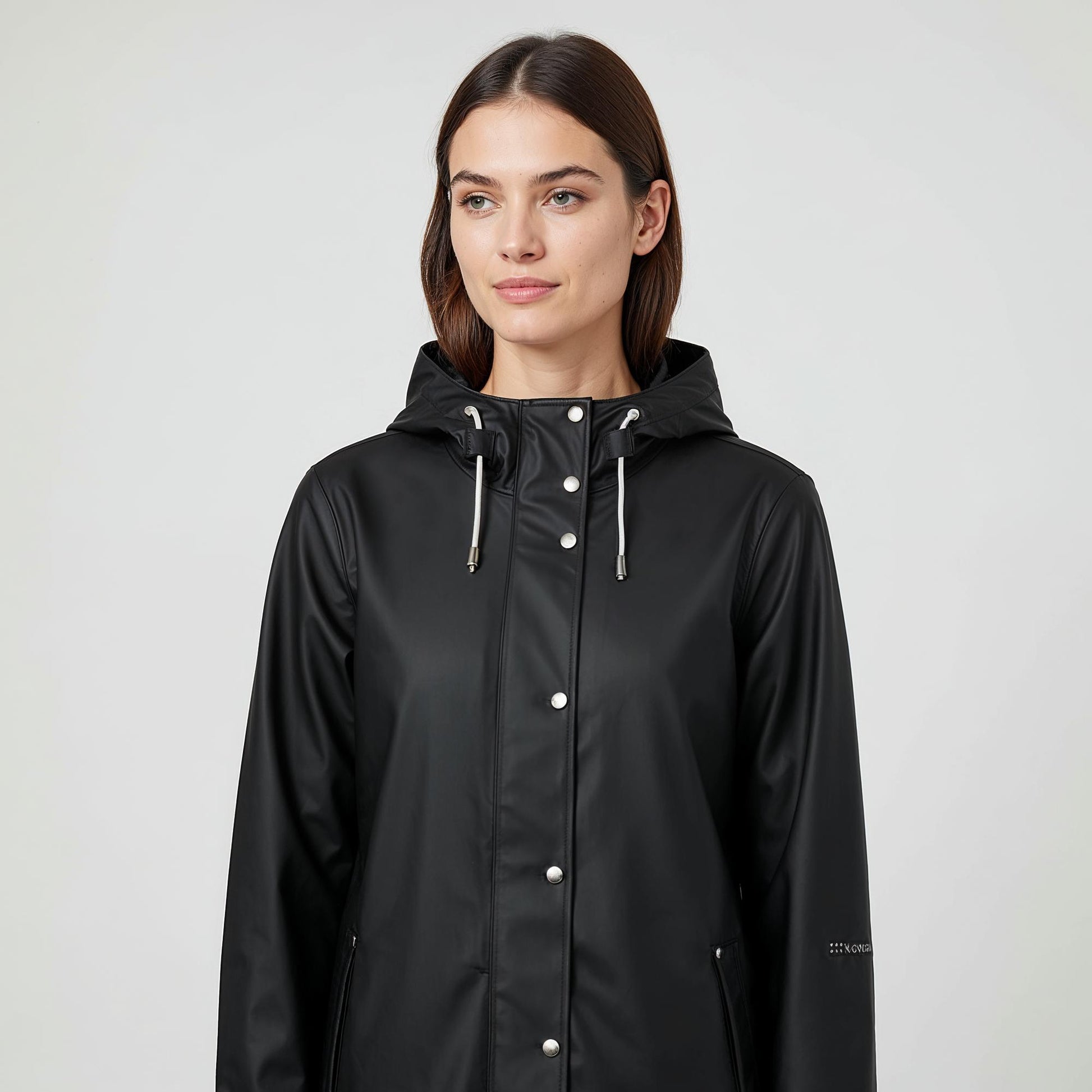 Kopenhaken W Støvregn PU Jakke Black Front