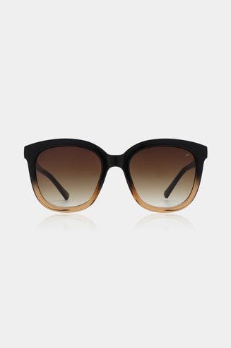 A. Kjærbede Billy Solbriller Black/Brown Transparent